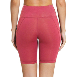 Fitness femmes Shorts impression personnalisée respirant Fitness pantalon Sport costume taille haute femmes Yoga pantalon Shorts à vendre - Product Image 6