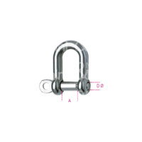 BETA 8225 MANILLES DROITES EN ACIER INOXYDABLE AISI 316 Acier inoxydable Conforme aux tests et certificats de laboratoire