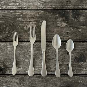 Juego de vajilla de acero inoxidable plateado pulido con espejo de lujo resistente, 3 uds., tenedores modernos, cucharas, cuchillos para fiestas de uso diario - Product Image 2