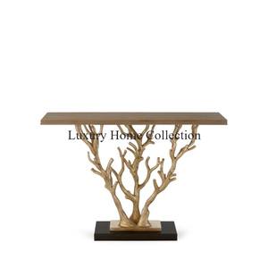 Table d'appoint et console en métal en forme d'arbre complet, aspect admirable, fournitures d'accessoires de meubles de restaurant et d'hôtel - Product Image 1
