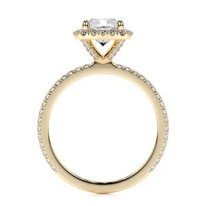 แหวนหมั้นเพชรเบาะสำหรับผู้หญิง - Product Image 6