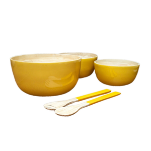 Top Selling Eco-friendly Modern Spun Bamboo Salad Bowl with <b>Tongs</b> Custom Size Handmade Kitchenware for Parties Wholesale Vietnam - Product Image 2