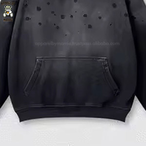 เสื้อฮู้ดดี้แฟชั่นผู้ชายสไตล์ดิสเทรส ทรงหลวม ใส่สบาย เหมาะสำหรับสตรีทสไตล์ กิจกรรมกลางแจ้ง ท่องเที่ยว พักผ่อน และสวมใส่ตามฤดูกาล - Product Image 5