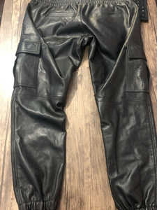 กางเกงหนังแท้คุณภาพสูง 100% ทรงตรง สไตล์ลำลอง ติดกระดุม ยาวปกติ - คุณภาพพรีเมียม แห้งเร็ว น้ำหนักเบา - Product Image 3