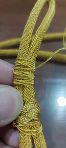 Aiguillettes de oro personalizados, textiles para el hogar, decoración de uniformes WOK, accesorios ceremoniales bolivianos, cordones con acabado recubierto - Product Image 2