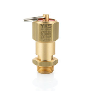 Válvula de Seguridad de Latón Sellada de 3/8" y 16 Bares con Certificación CE - Válvula de Alivio de Presión Tipo Sellado - Material de Latón - Product Image 1