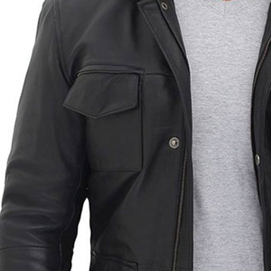 2025โค้ทตัวยาวหนังหลวมของผู้ชายกันน้ำได้เป็นมิตรต่อสิ่งแวดล้อมสำหรับฤดูหนาวออกแบบตามสั่ง - Product Image 6