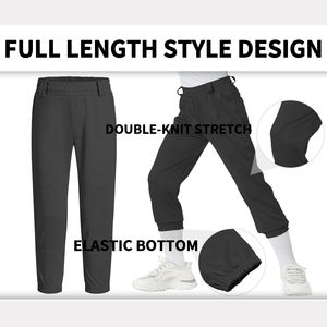 Pantalons de baseball personnalisés respirants et à séchage rapide de haute qualité, légers et confortables, unisexes, 100% polyester - Product Image 4