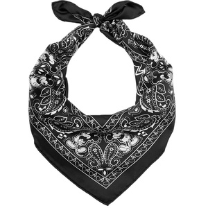 Bandana en coton imprimé personnalisé, tendance ethnique, châle artisanal pour adulte avec impression numérique, motif feuille, pour hijab, foulard en soie - Product Image 1