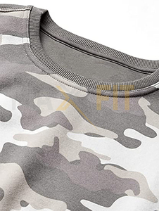 เสื้อสเวตเตอร์ผ้าฝ้ายขนแกะสำหรับผู้ชาย,เสื้อพิมพ์โลโก้แบบกำหนดเอง - Product Image 4
