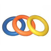 Set Cincin Lempar PVC Lunak, Ringan, Tahan Air, Tahan Lama, Portabel, Berbentuk Berbeda, Berbagai Warna, Permainan Lempar Cincin