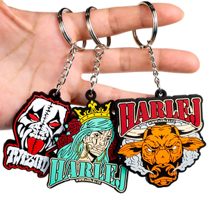 Fabricant Cadeaux Porte-clés en PVC Anneau Porte-clés en plastique de marque de voiture Vente en gros Bon marché Machine de fabrication de caoutchouc silicone avec logo personnalisé - Product Image 6