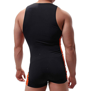 2025 OEM ODM Hombres Body Deportes Gimnasio Atlético Camisetas interiores Boxers Lucha libre Singlets Monos - Product Image 3