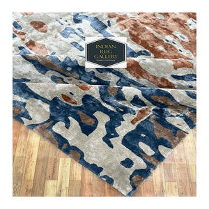 Nouvel arrivage de tapis personnalisé en soie tuftée à la main de haute qualité et moderne de designer abstrait coloré Projet commercial d'intérieur de maison - Product Image 2