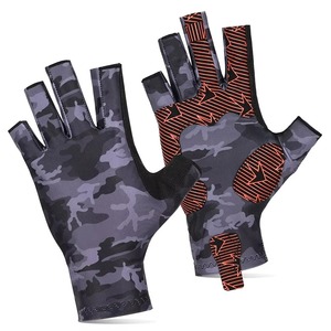 Gants de pêche pour la pêche en plein air confortable Gants de pêche légers avec options de doigt complet et demi-doigt - Product Image 6