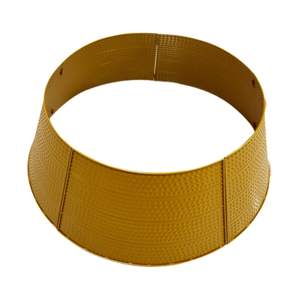 Collier d'arbre en métal pour arbre de noël ferme moderne rustique décoratif durable couverture de base ronde décor festif - Product Image 1