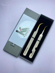 Pinzas para Pestañas de Acero Inoxidable de Alta Precisión, Antimagnéticas, con Mango Cómodo de 10 mm, Precios de Fábrica - Product Image 2