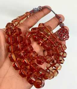 ลูกปัดมุสลิมสีแดงทำจากเรซินทางศาสนาปรับแต่งได้ทาสบิห์ของขวัญอิสลาม - Product Image 6