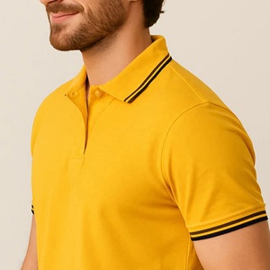 Camiseta Polo Básica de Manga Corta para Hombre, Nueva Temporada, Lisa, Personalizable en Color, Varias Tallas, Fabricante de Ropa OEM ODM - Product Image 3