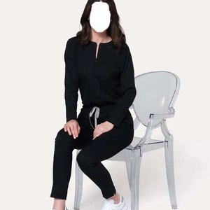 Uniformes Médicos para Mujer, Cómodos y a la Moda, Conjuntos de Uniformes Médicos Transpirables de Spandex, Parte Superior y Pantalones Jogger, Color Personalizado para Enfermería - Product Image 2