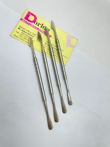 Custom Logo Dual Sided Stainless Steel <b>Nail</b> Cuticle Pusher Latest Design <b>Nail</b> <b>Cleaner</b> Tool with Spoon Shape - Product Image 3