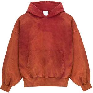 <b>Hoodies</b> Unisex Cheap Pullover High Quality Acid Washed Vintage Custom Oversized Stone Wash Distressed <b>Mens</b> <b>Hoodies</b> - Product Image 1