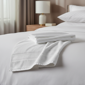 Toalla de Baño Cuadrada Hipoalergénica de Algodón de Doble Capa Premium de 650 g que Ofrece una Absorbencia Suave y un Confort de Lujo para el Uso Diario. - Product Image 2