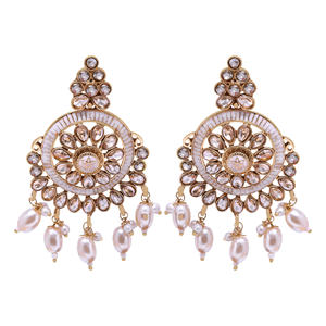 ตุ้มหูชุบ Mehandi, ชุดต่างหูสุดหรู, ต่างหูสั่งทำ, ต่างหูแฟชั่น, ต่างหูห้อย, ต่างหูดีไซเนอร์ - Product Image 2