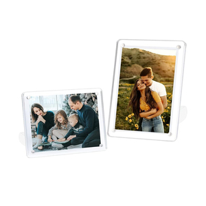 Cadre Photo acrylique Transparent cadre Photo de bureau moderne clair cadre Photo d'affichage décoratif léger - Product Image 1