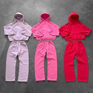 Customized Unisex Plus Size <b>Zip</b>-<b>Up</b> <b>Crop</b> Hoodie Baggy 100% Cotton Sweatpants Breathable Anti-Bacterial Eco-Friendly Winter - Product Image 2