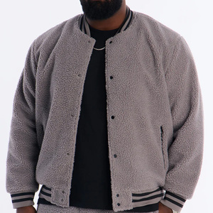 Blouson Bomber Sherpa de Haute Qualité pour Hommes Collection Hiver Vestes Personnalisées de Haute Qualité Tissu Respirant Prix Abordable 2026 - Product Image 5