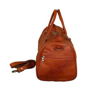 Sac de sport et de voyage extensible personnalisé avec logo, sac de week-end, sac à main tendance, sac de travail, sac de voyage imperméable en cuir véritable et toile - Product Image 5