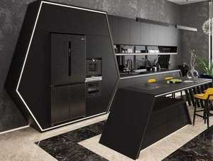 Cocina Modular Ultra Lujosa con Isla, Acabado de Alto Brillo, Iluminación Premium, Diseño Espacioso y Moderno - Product Image 2