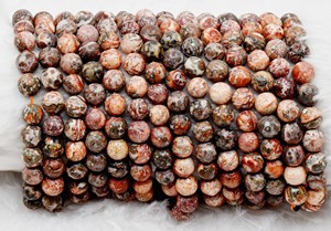 Anshul Impex - Cuentas Redondas de Jaspe Piel de Leopardo de 8 mm, Piedras Preciosas Naturales para Sanación - Product Image 4