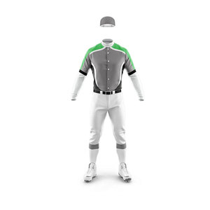 2025 Jersey y pantalones de béisbol personalizados para hombres, camisetas transpirables con estampado Digital, uniforme de softbol, sublimación, patrón en blanco - Product Image 2