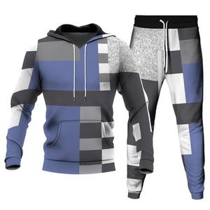Conjunto Deportivo de Alta Calidad con Impresión Personalizada de Logotipo de Marca, Sudadera con Capucha y Pantalones, Dos Piezas, Trajes Deportivos para Hombre - Product Image 4