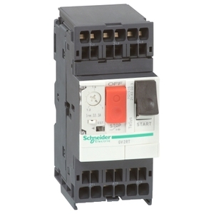 Para SCHNEIDER ELECTRIC TeSys GV2 3P Interruptor Automático Termomagnético 1.6-2.5 A con Terminales de Resorte Modelo GV2RT073 - Product Image 1