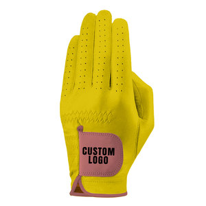 OEM/ODM Servicio Logotipo personalizado Pu Guantes de golf Cabretta Piel de oveja Cuero Derecho y Zurdo Transpirable Hombres Adultos Guante de golf - Product Image 5