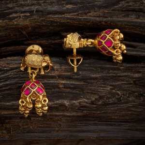 Pendientes Colgantes Vintage Silver Temple, Chapados en Oro Blanco con Diseño Floral y Animal, para Boda, Joyería Cristiana-160632 - Product Image 3