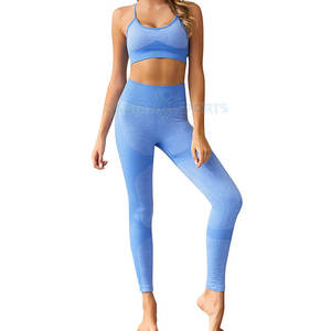 Women's High Elastic Breathable Yoga <b>Leggings</b> <b>Waterproof</b> Gym Bra Seamless Fitness Workout Gear Solid Pattern for Sports Gym Use - Product Image 1