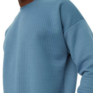 Pull d'hiver coupe ajustée pour hommes nouveauté pull à séchage rapide à manches longues à la mode avec technique tricotée à la main logo personnalisé - Product Image 3