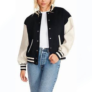 Chaqueta universitaria para mujer superventas para invierno, talla XL, cómoda tela rellena de algodón, ropa informal, ajuste para adultos - Product Image 5