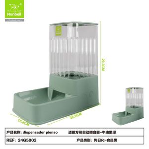 Comedero Redondo de Acero Inoxidable para Mascotas con Dispensador Automático de Agua, para Perros y Gatos, Fabricado por el Fabricante, Venta al Por Mayor - Product Image 2