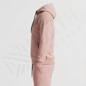 Conjunto Deportivo para Hombre, Estilo Oversize, Transpirable, para Correr, Venta al Por Mayor, Dos Piezas, Sudadera con Capucha y Pantalones, Logotipo Personalizado, Traje Deportivo Informal - Product Image 4