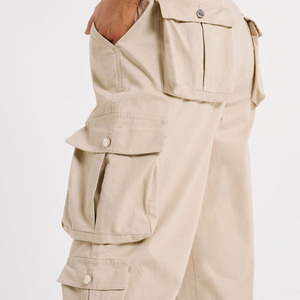 Wholesale <b>Women</b> Soft Shell Cargo Pants Quick Dry Breathable Anti-Wrinkle Striped Jogger Pants Designed for Outdoor Workouts - Product Image 3