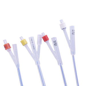 ขายส่งสายสวนปัสสาวะ 2 ทางสายสวนเคลือบซิลิโคนยางสายสวนโฟลีย์ SIN-FCS - Product Image 2