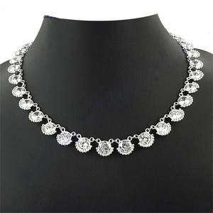 Collier de fête en zircone cubique pour femmes - Product Image 1