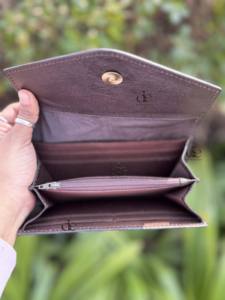 Sculpture portefeuille Offre Spéciale usiné à la main embrayage élégant en cuir véritable fourrure de vachette portefeuille Multi utilisations portefeuilles en cuir occidental - Product Image 6