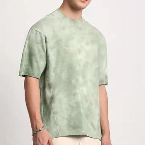 Logotipo personalizado de peso pesado de alta calidad Ajuste relajado Camisetas de gran tamaño Gimnasio Fitness Vintage Acid Wash T Shirt - Product Image 2