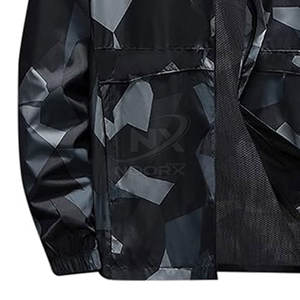 แจ็กเก็ตกันลมไซส์ใหญ่พิเศษสไตล์สตรีทสำหรับผู้ชายแจ็คเก็ตกันลมระบายอากาศได้ดี - Product Image 6